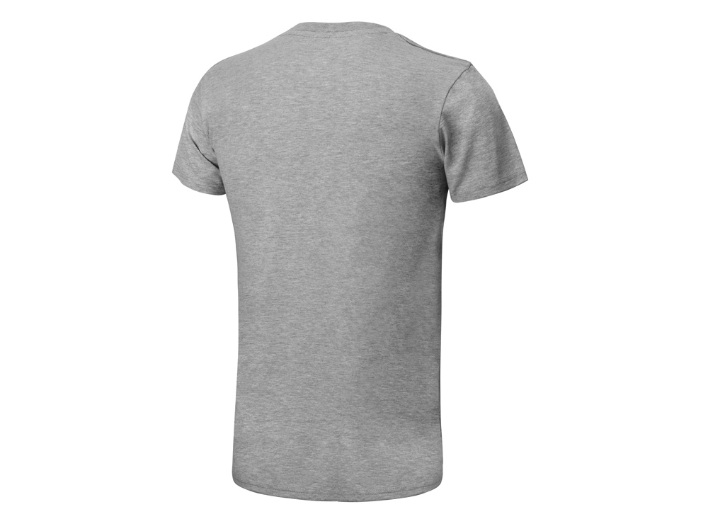 Футболка HD Fit короткий рукав с эластаном, мужская, серый меланж-5