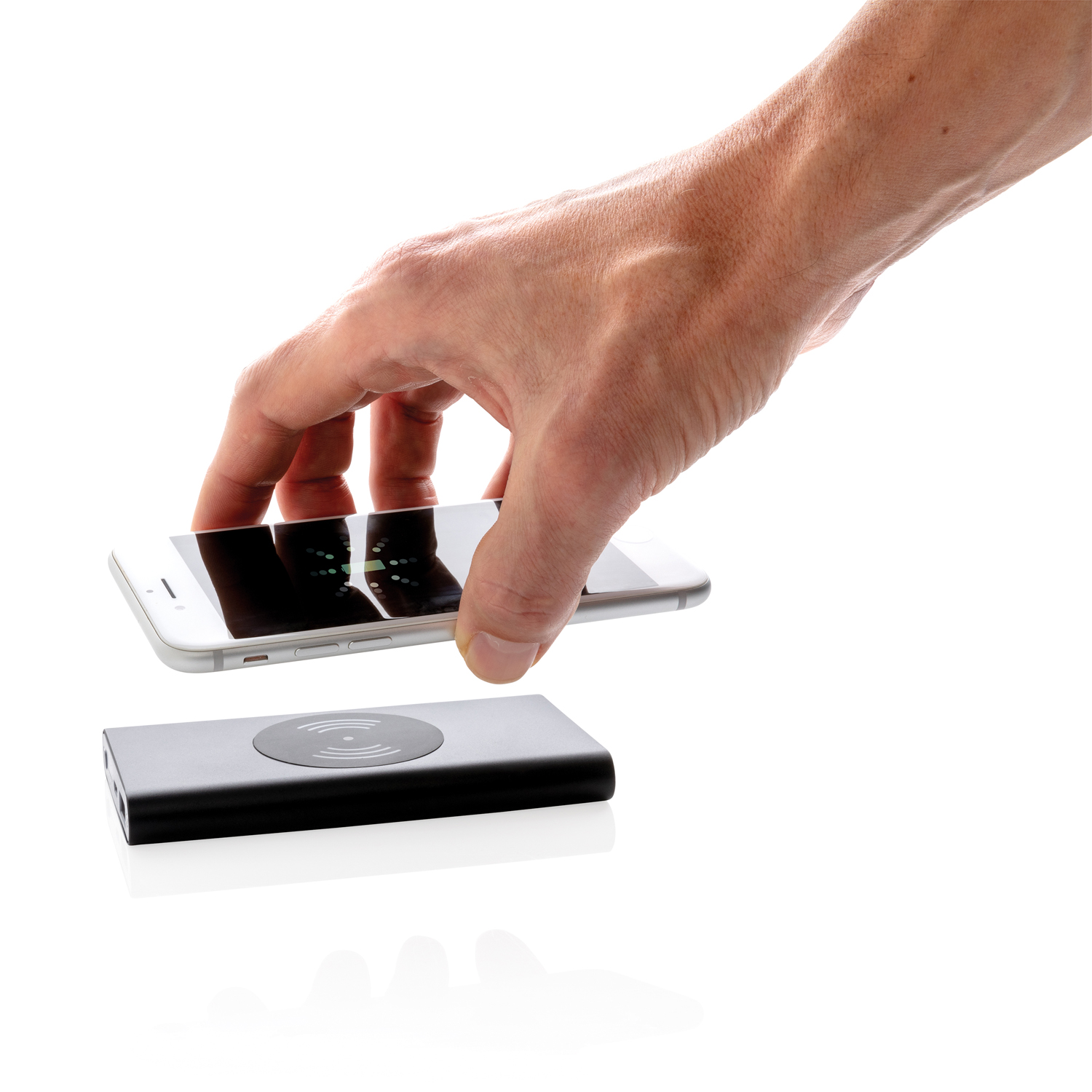 Тонкий беспроводной внешний аккумулятор на 4000 мАч, 5W-5