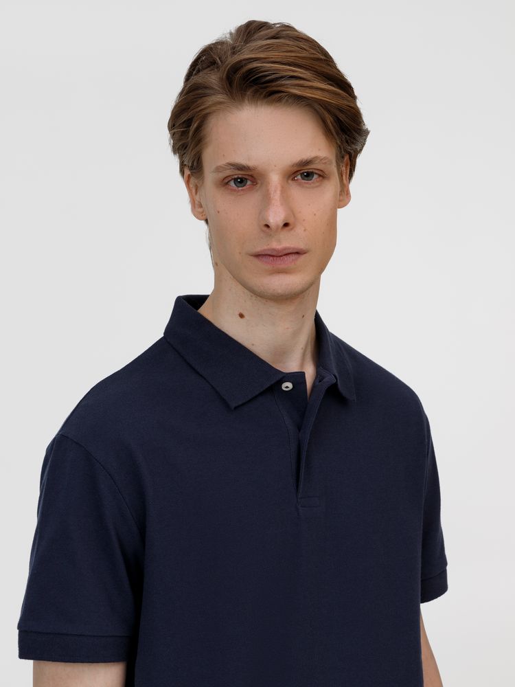 Рубашка поло унисекс Pacific, кобальт (темно-синяя)-4