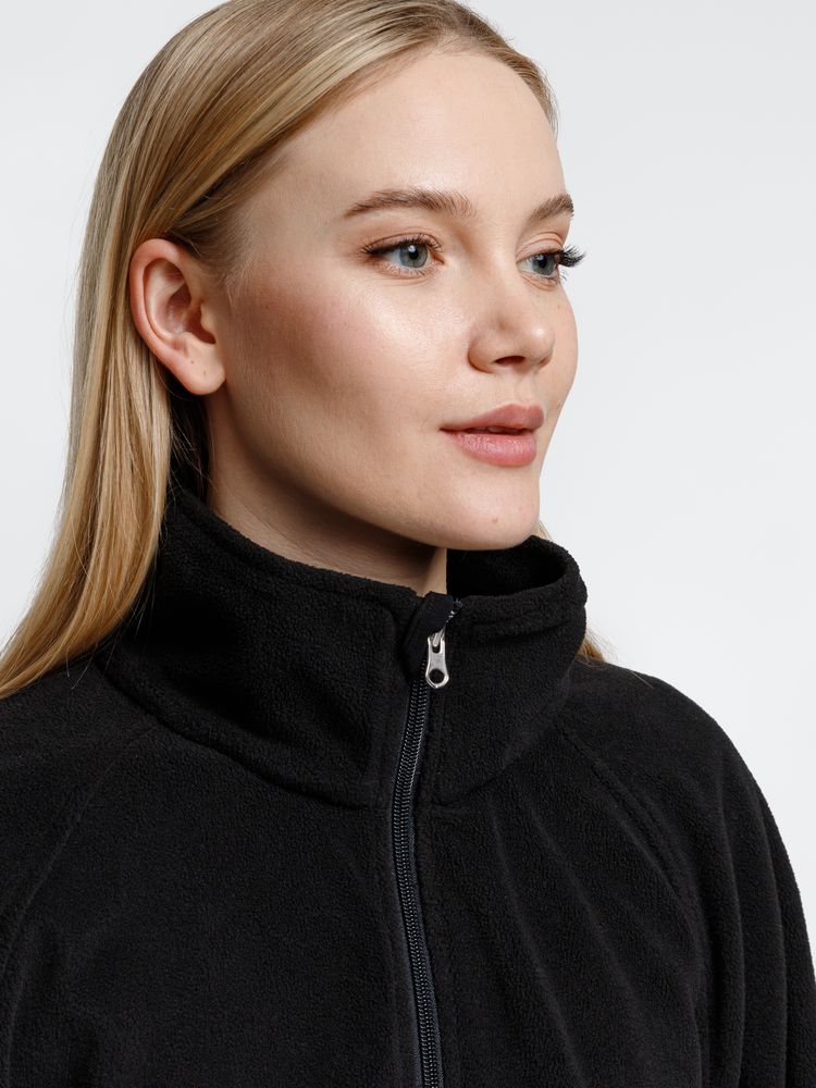 Куртка флисовая унисекс Fliska, черная-4