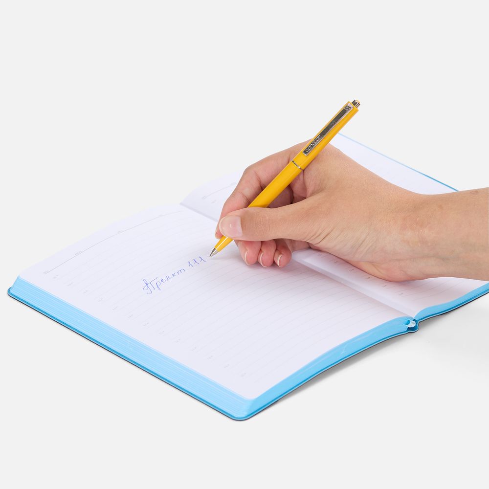 Ручка шариковая Senator Point, ver.2, желтая-2