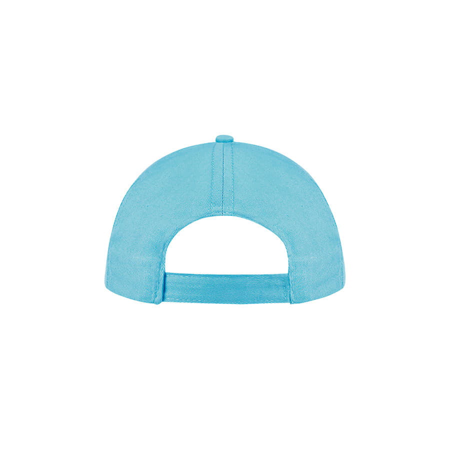Бейсболка BUZZ, 5 клиньев, застежка на липучке, бирюзовый-3