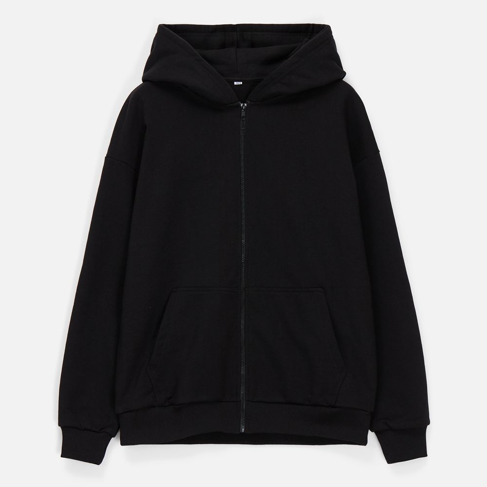 Толстовка унисекс оверсайз Sartoro, черная-1