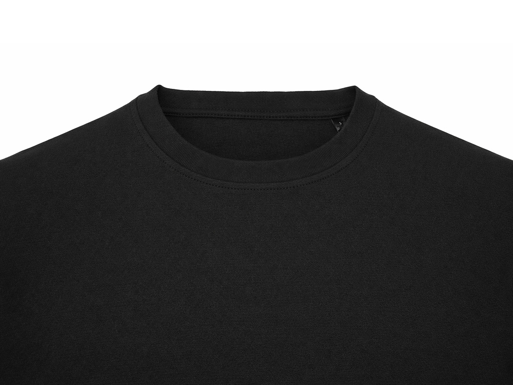 Футболка Kyoto из джерси 180 г/м2 с пич отделкой, унисекс, черный-7