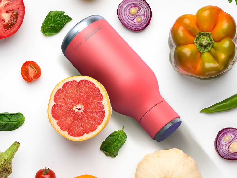 Термос URBAN, персиковый-1