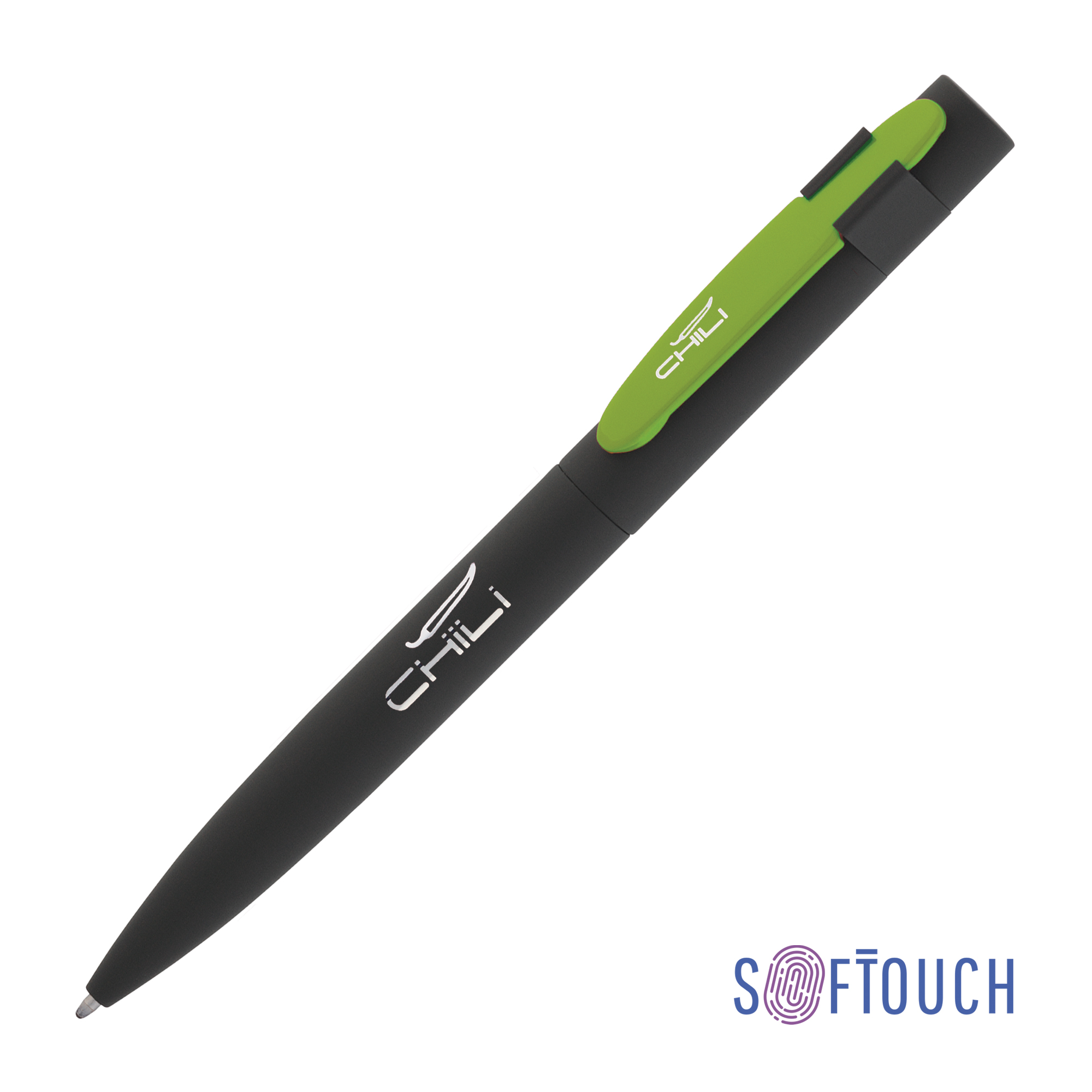 Ручка шариковая "Lip", покрытие soft touch-0
