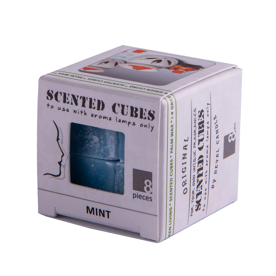Аромакубики МЯТА (8шт), голубой-0