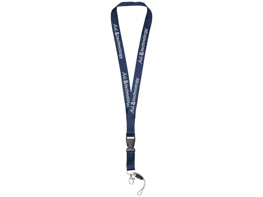 Шнурок Sagan с отстегивающейся пряжкой, держатель для телефона, темно-синий-4