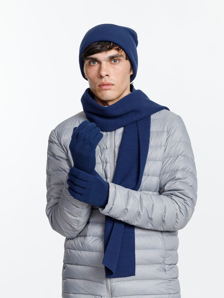 Перчатки Urban Flow, темно-синий меланж-2