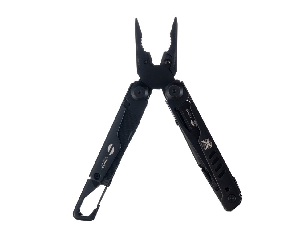 Мультитул Stinger, 115 мм, 14 функций, сталь, черный, в комплекте нейлоновый чехол-2