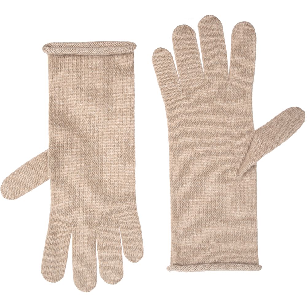 Перчатки Alpine, удлиненные, бежевые-0