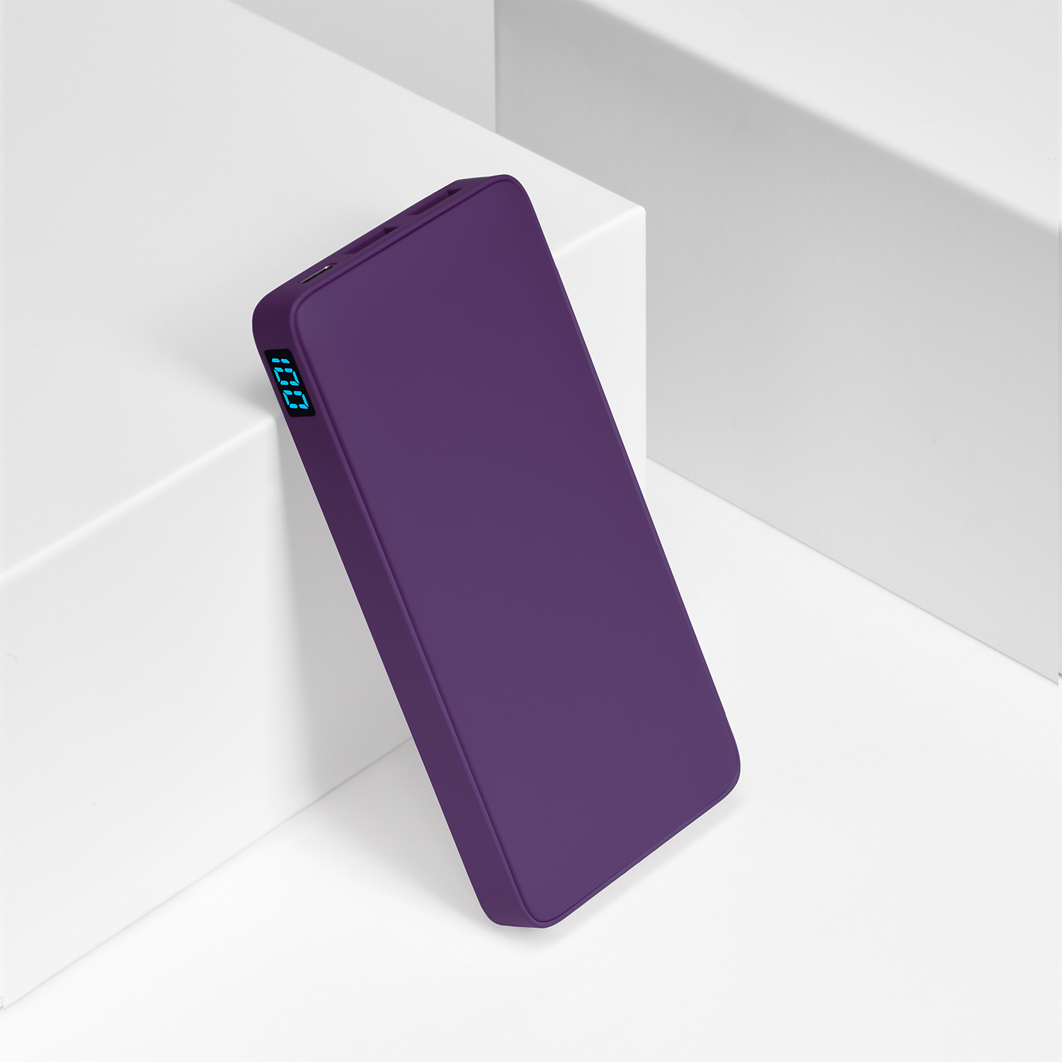 Внешний аккумулятор с подсветкой Ancor PD Plus 10000 mAh, фиолетовый-7