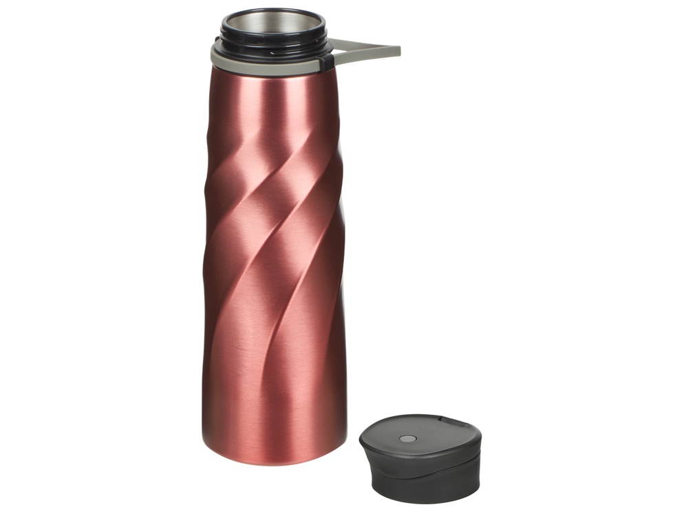 Бутылка для воды Athletica, 1000 мл, нержавеющая сталь, красный-2