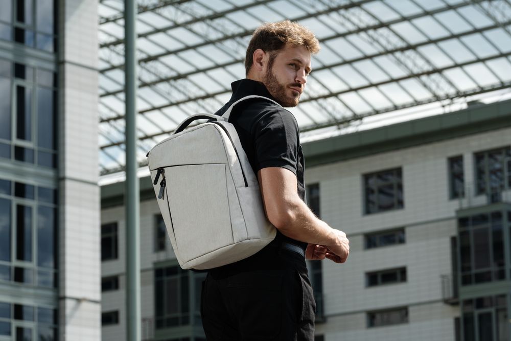 Рюкзак для ноутбука Onefold, светло-серый-6