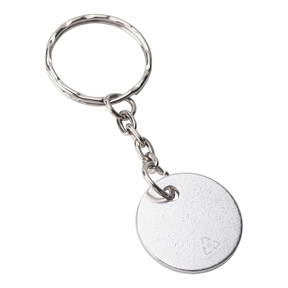 Брелок из переработанного алюминия Salvage, Серебро-1