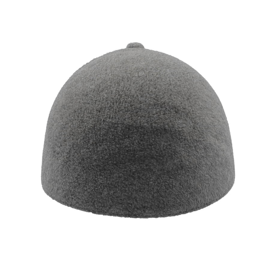 Бейсболка UNI-CAP POLARFLEECE, без панелей и швов, без застежки, серый-4