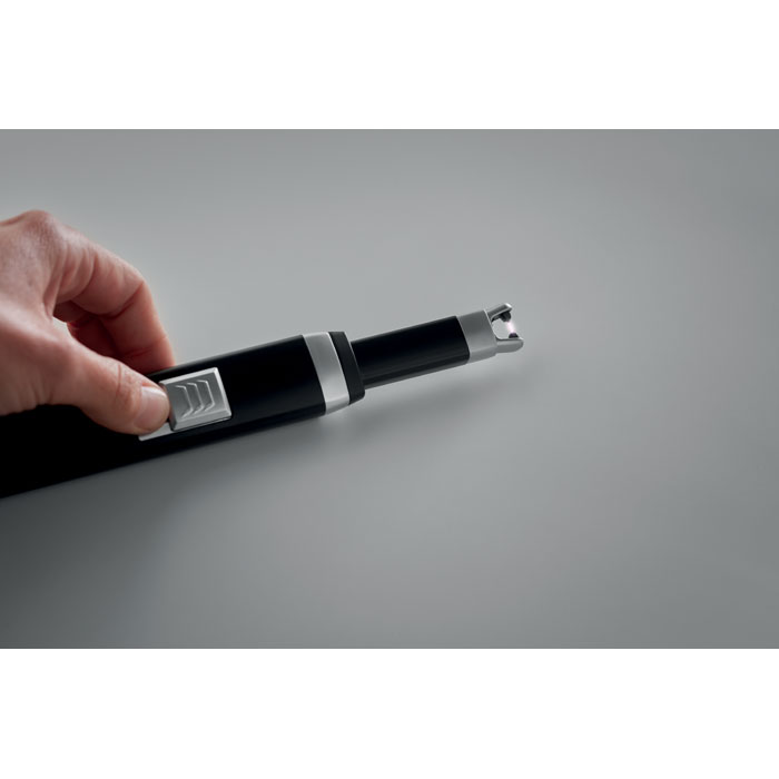 Большая USB зажигалка, черный-4