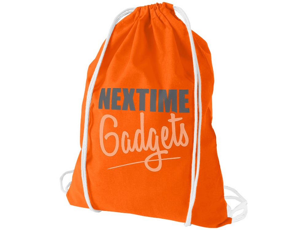 Рюкзак хлопковый Reggy, оранжевый-2