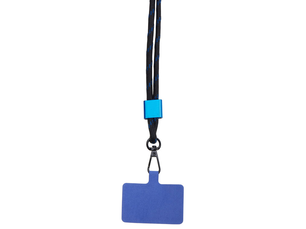 Ремешок на шею для телефона Риксо, синий/черный-1