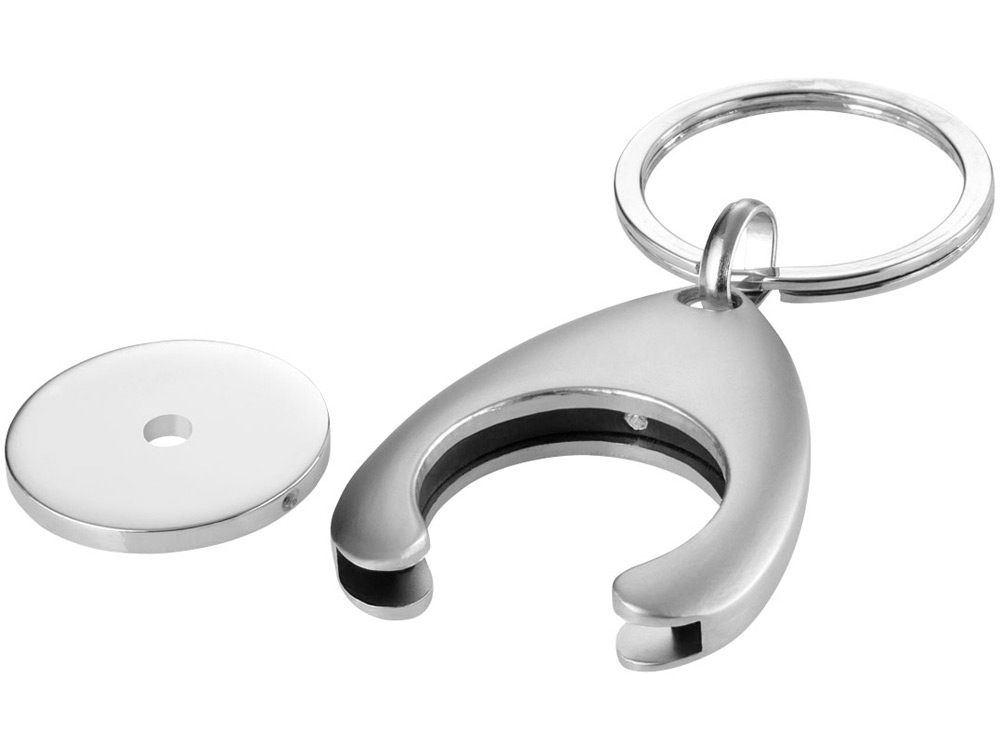 Брелок-монетница Haig, серебристый-0