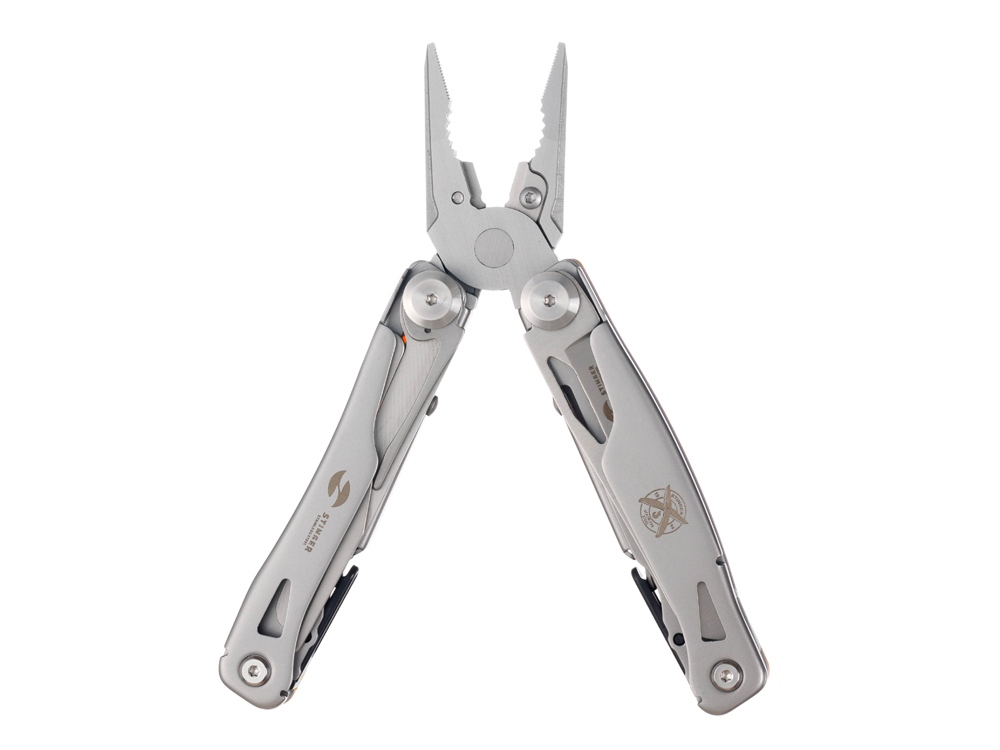 Мультитул Stinger, 106 мм, 15 функций, сталь/АБС-пластик, оранжевый, в комплекте нейлоновый чехол-2