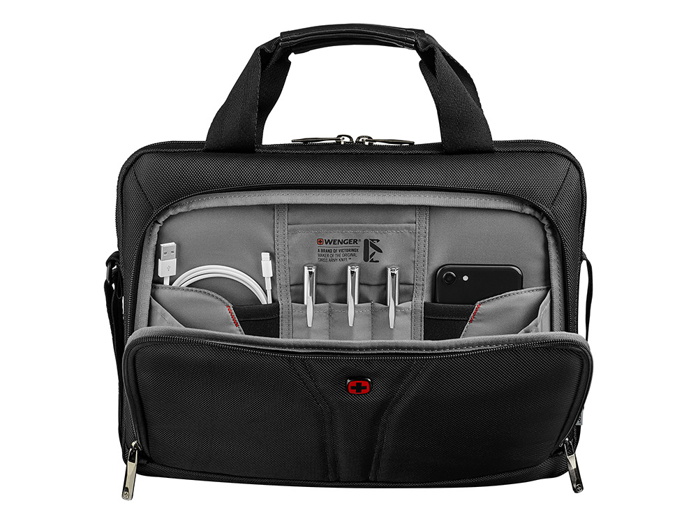 Сумка для ноутбука WENGER BC Free 14'', чёрный, 100% полиэстер, 35x26x6 см, 5 л-4