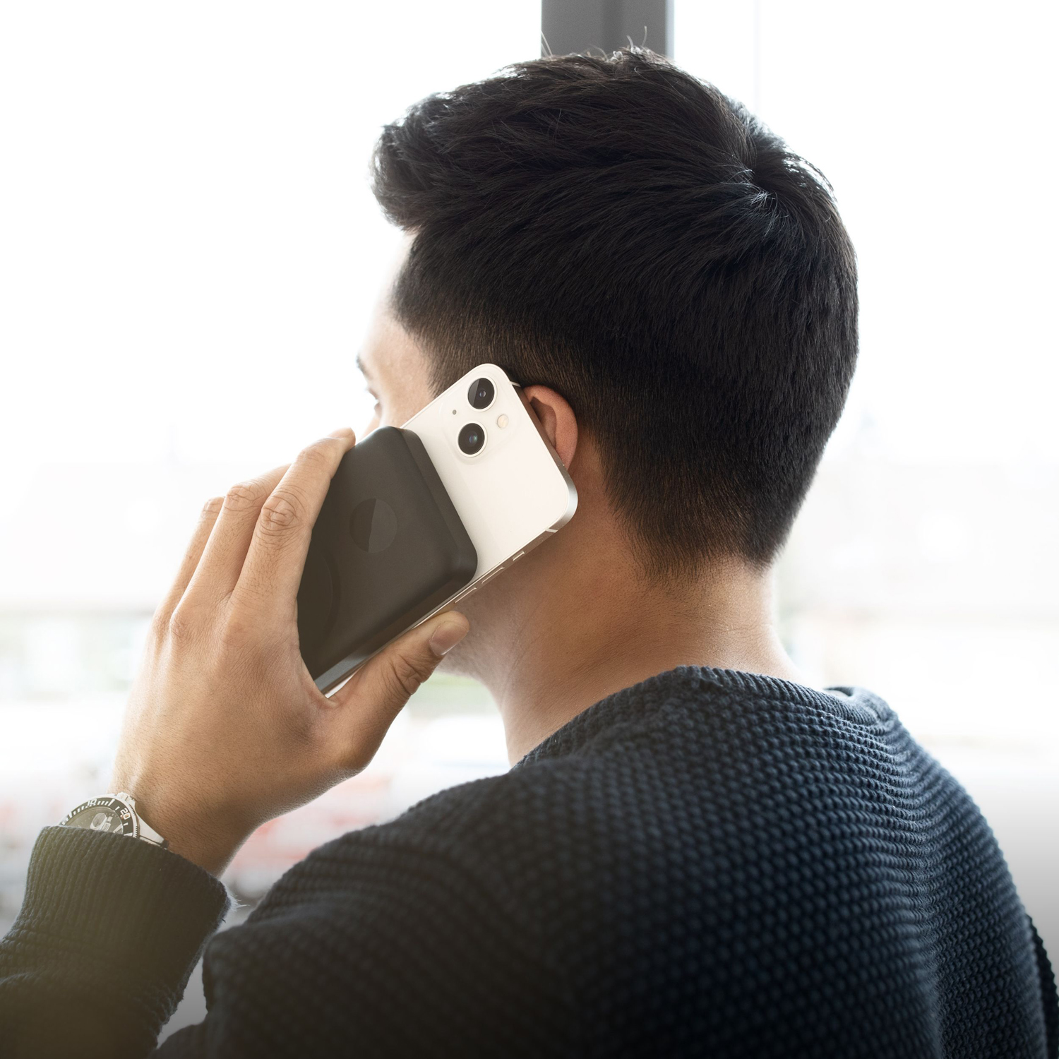 Магнитный внешний аккумулятор Allroundo Pro, 10 000 мАч, черный-8