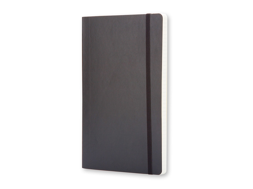 Записная книжка Moleskine Classic Soft (в клетку), Large (13х21см), черный-0