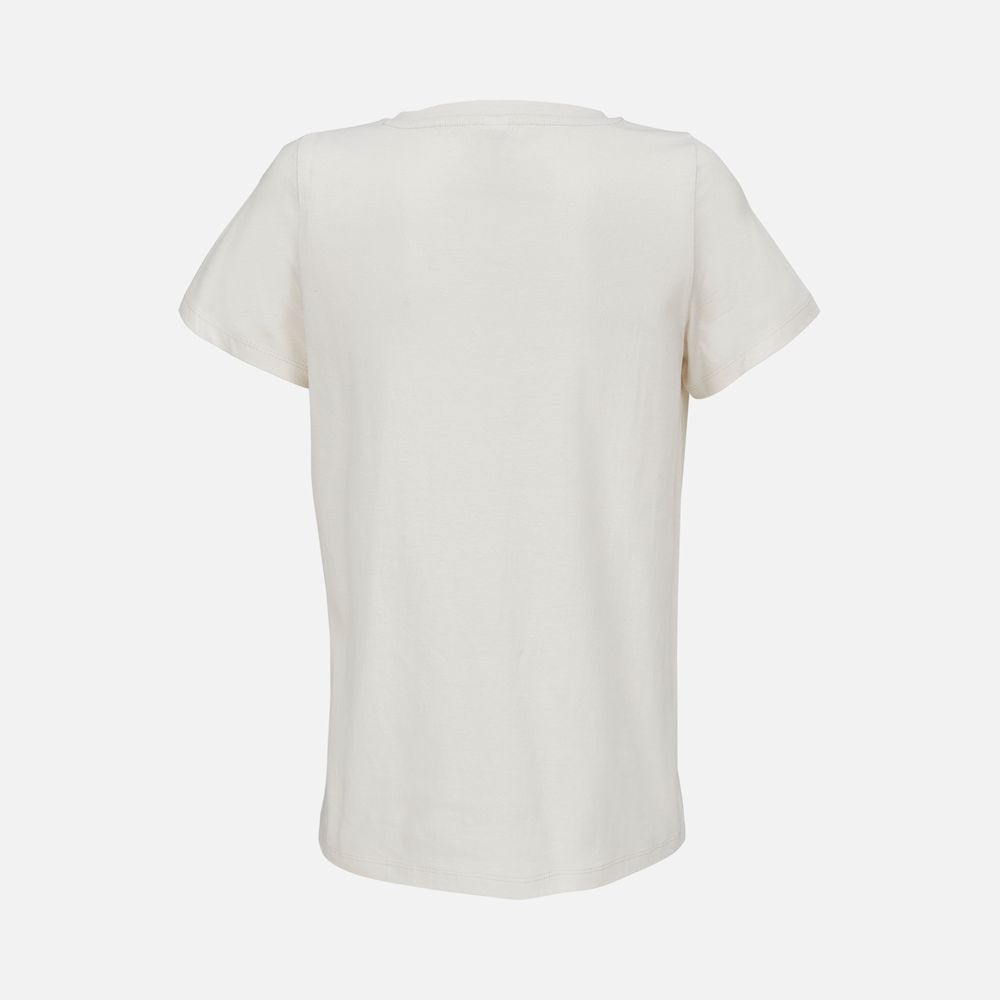 Футболка женская Regent Women с V-образным вырезом, молочно-белая-1