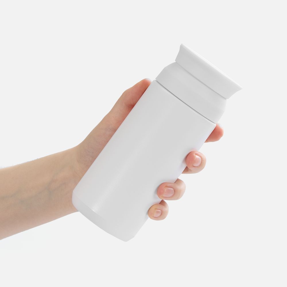 Термостакан Bau с ситечком, белый-2