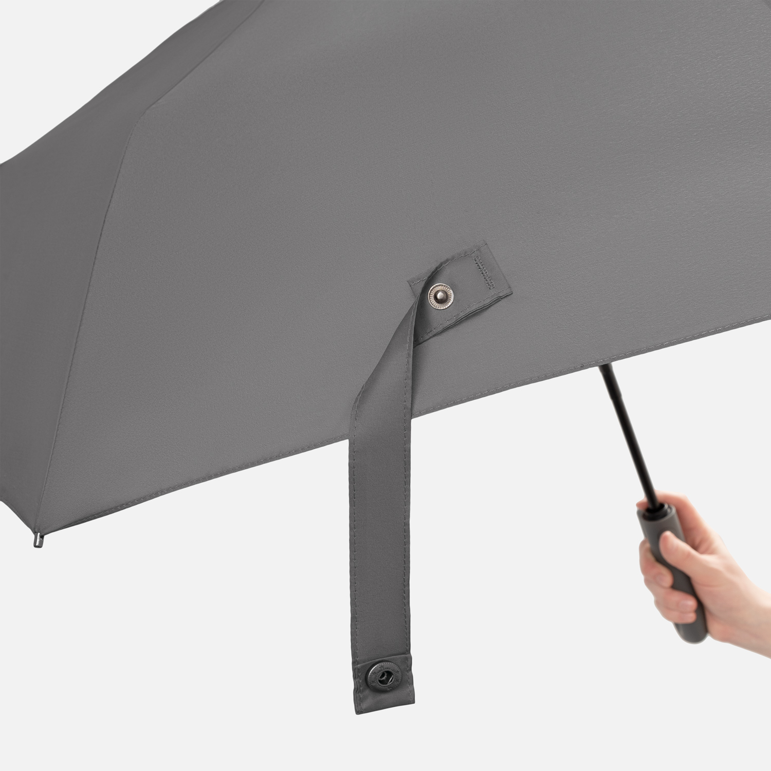 Зонт складной Azimut, серый-4