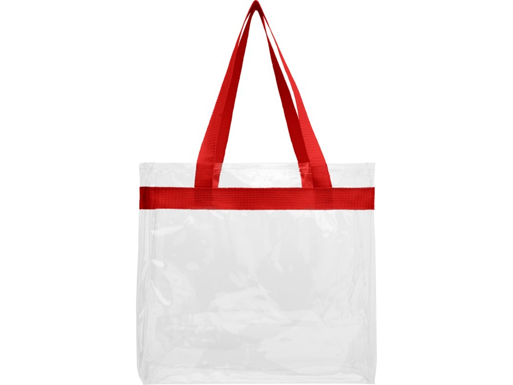 Сумка Hampton, прозрачный/красный-1