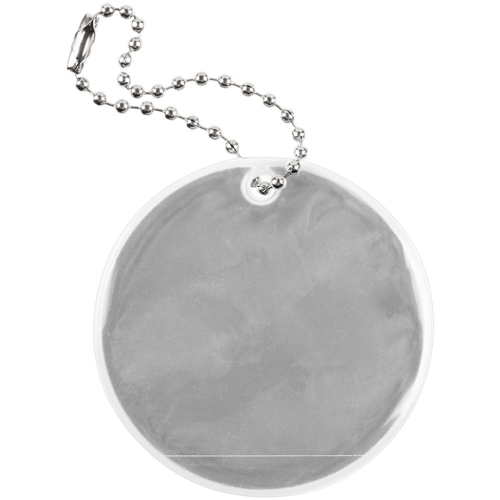 Светоотражатель Spare Care, круг, серебристый-3