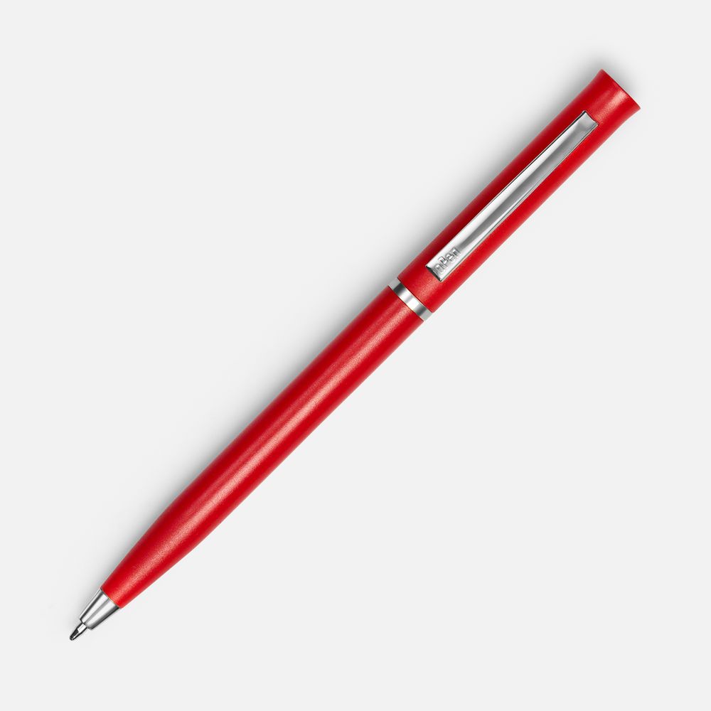 Ручка шариковая Euro Chrome, красная-2