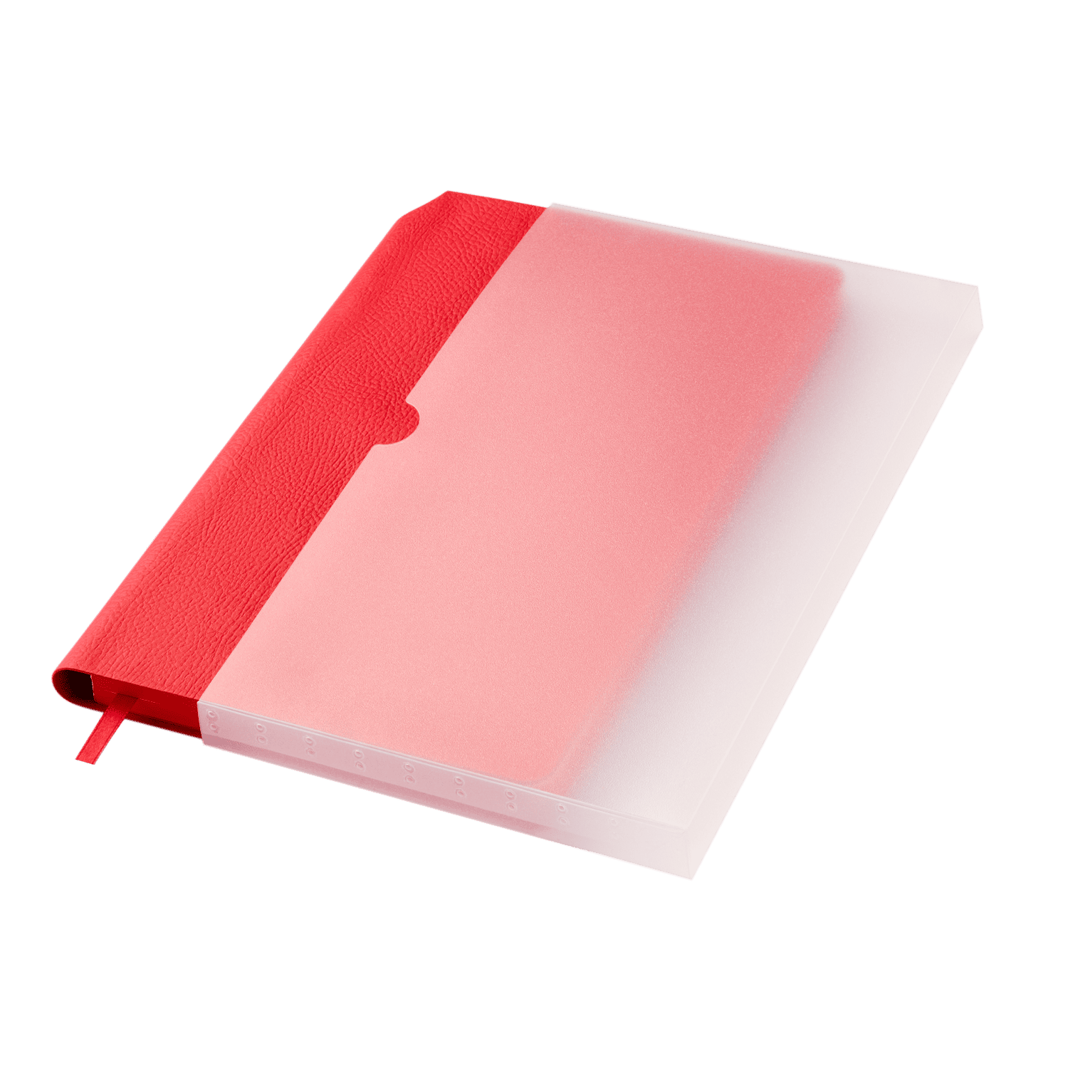 Ежедневник Молто (Molto) недатированный, красный-8