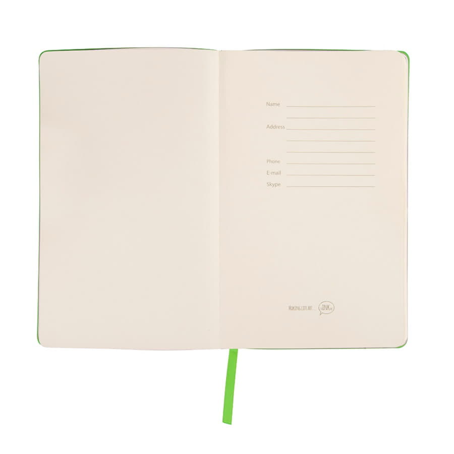 Набор подарочный WELCOME-PACK: бизнес-блокнот, ручка, коробка, зеленое яблоко, зеленое яблоко-1