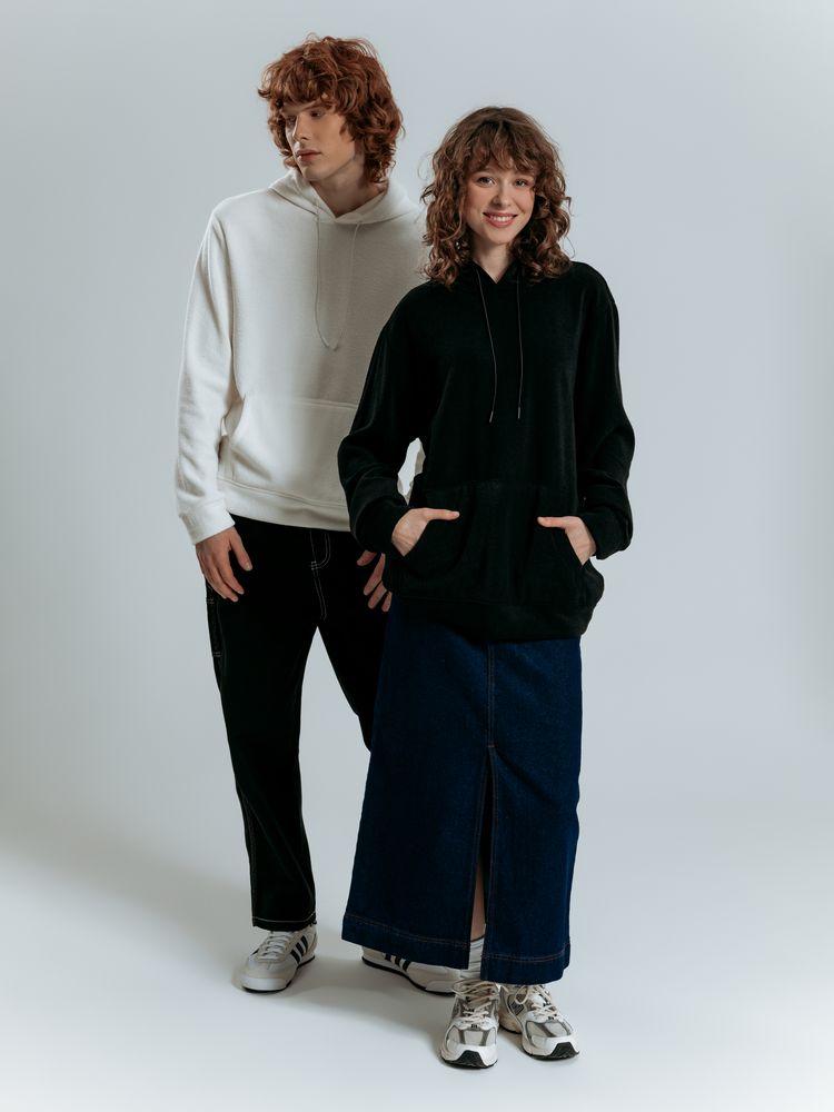 Худи унисекс Prima Vista, черное-6