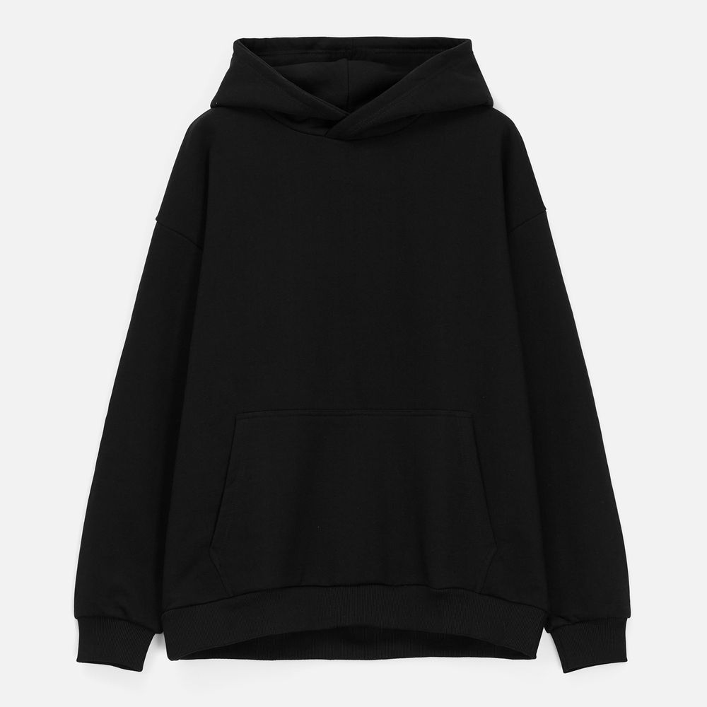 Худи унисекс оверсайз Daylero, черное-0