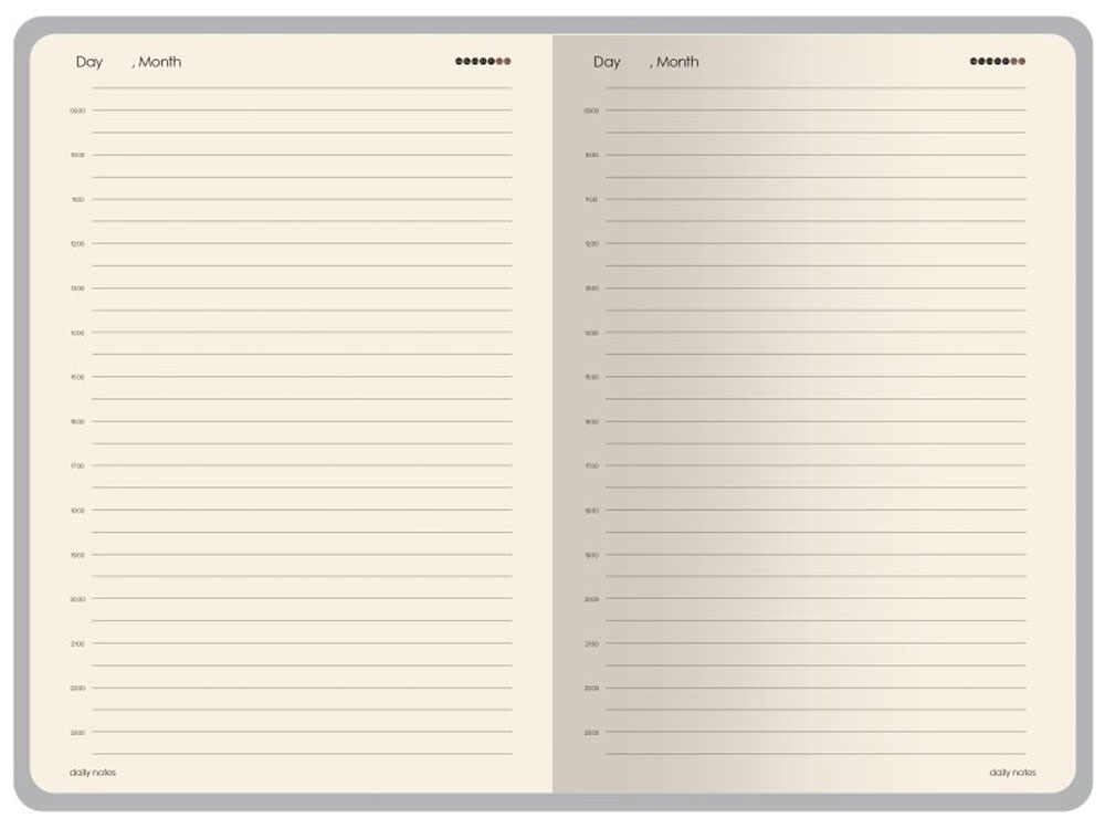 Ежедневник недатированный А5 Palermo, черный-5