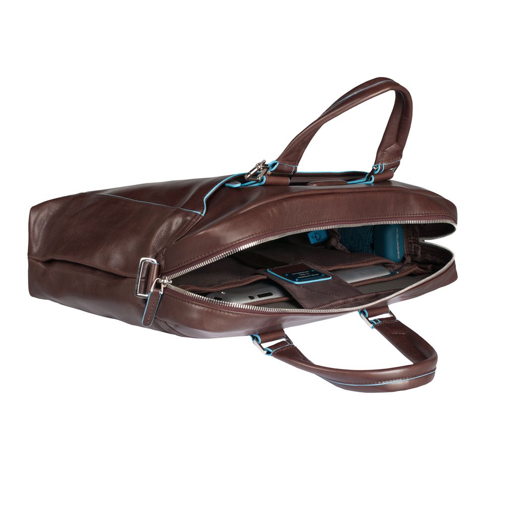 Сумка для ноутбука Piquadro Blue Square, красно-коричневая-2