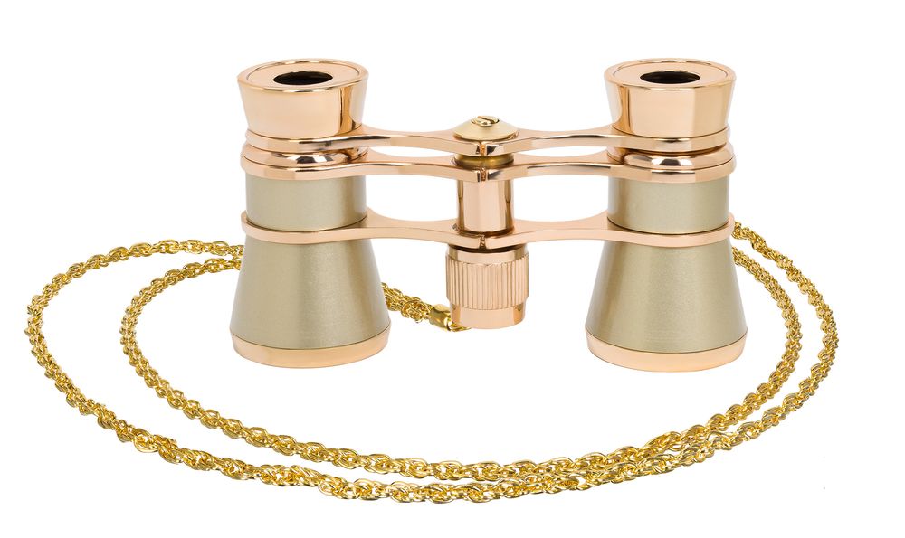 Театральный бинокль Broadway 325B, золотистый-2