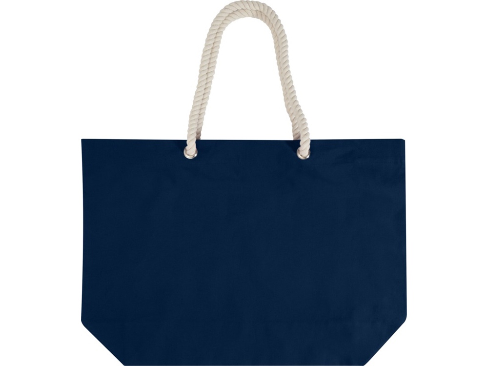 Florida пляжная эко-сумка из переработанного материала, сертифицированного по стандарту GRS, плотностью 270 г/м² 18L - Темно - синий-1