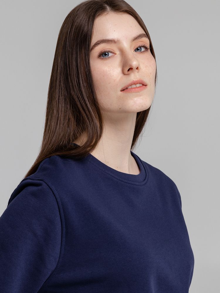 Свитшот унисекс BNC Inspire (Organic), темно-синий-6