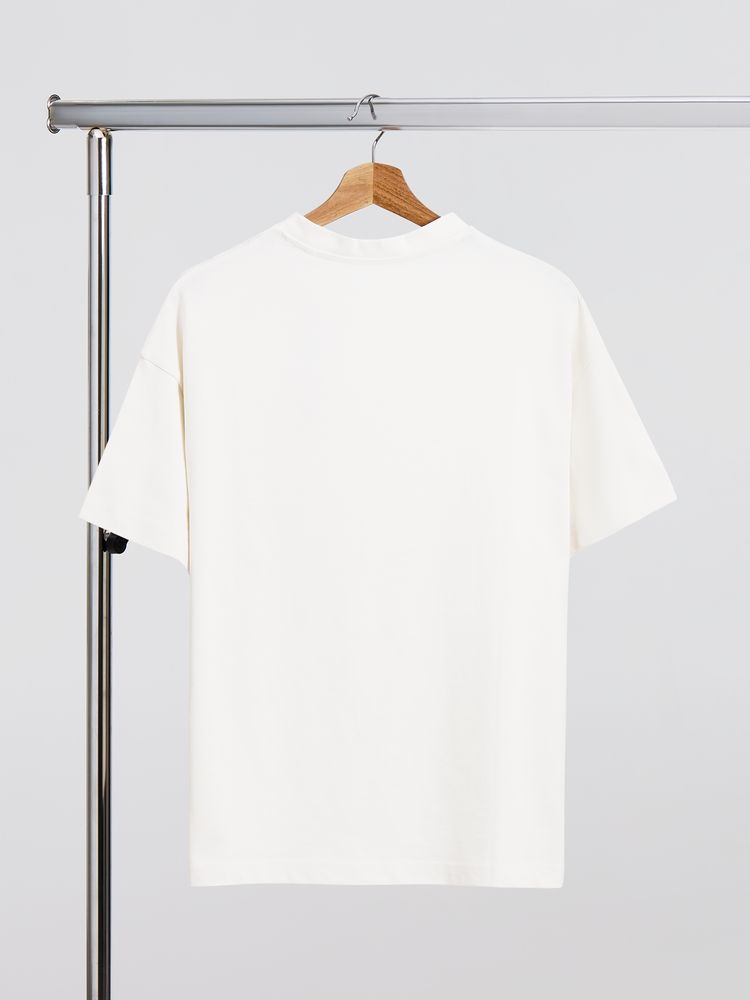 Футболка оверсайз унисекс Sinkopa, молочно-белая-3