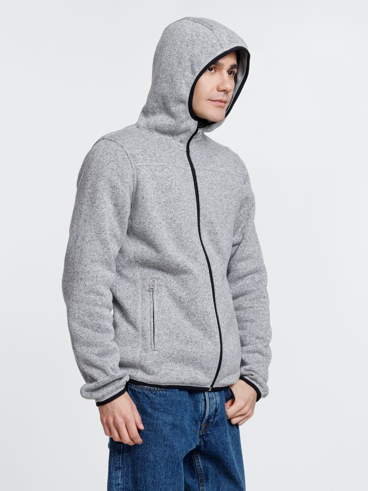 Куртка с капюшоном унисекс Gotland, серая-10