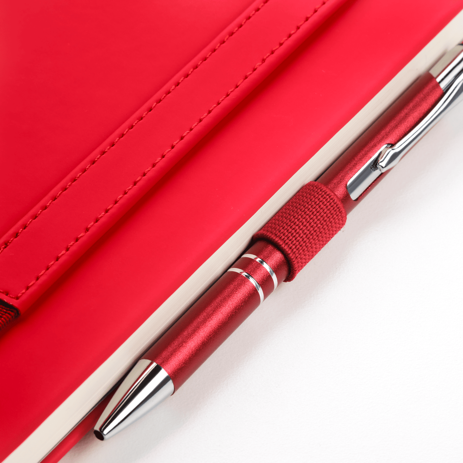 Ежедневник Альфа (Alpha) недатированный, красный/серый-12