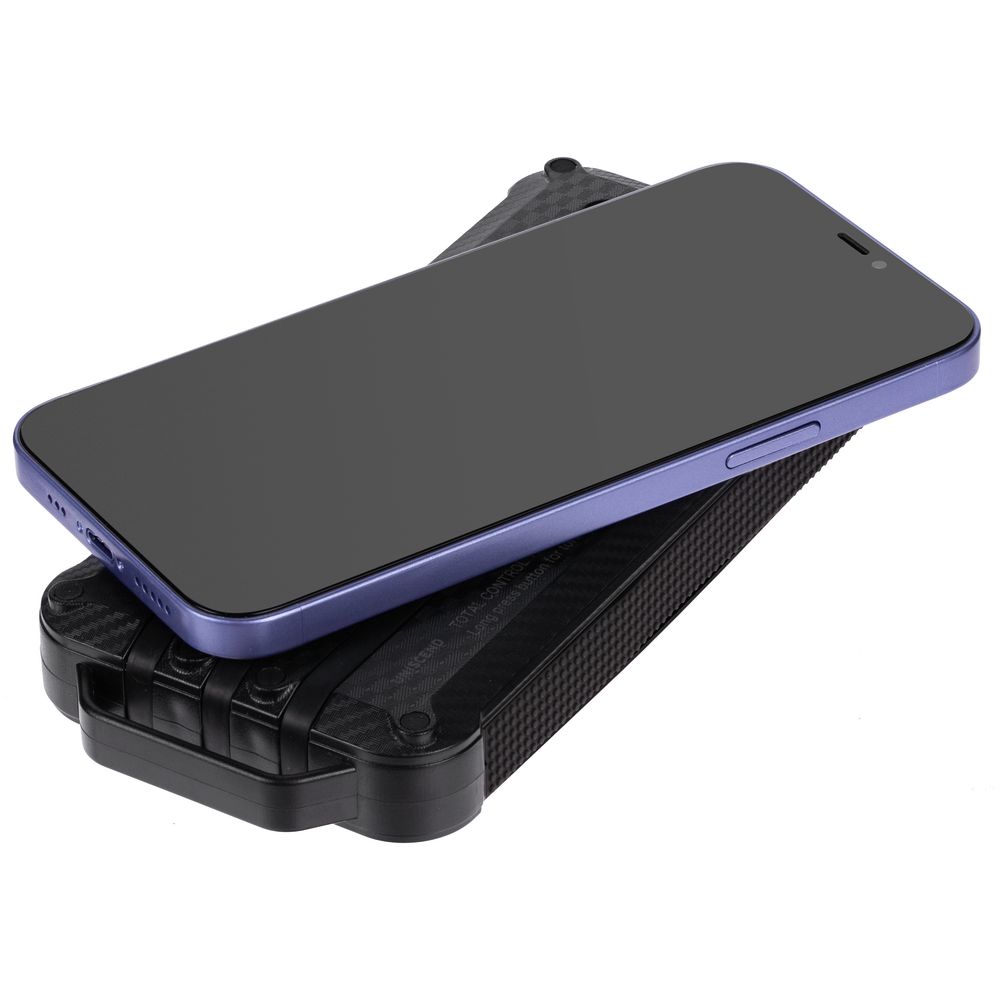 Аккумулятор защищенный Total Control 10000 мАч, черный-0