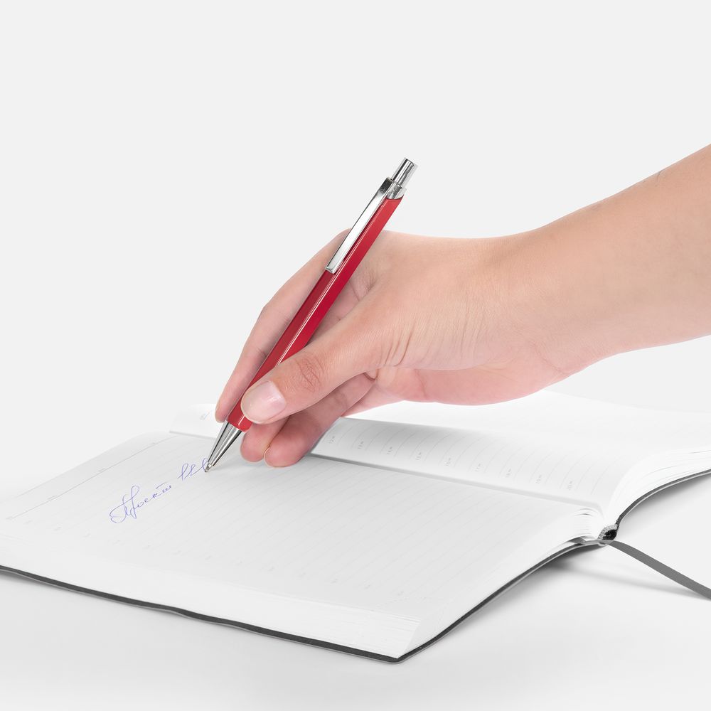 Ручка шариковая Alumno, красная-2