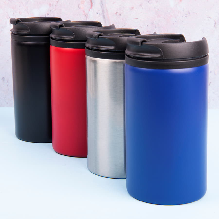 Термокружка CAN, 300мл, красный-6