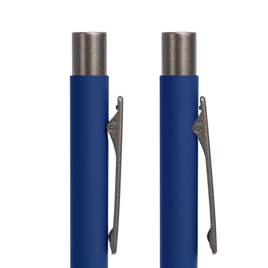 Ручка шариковая FACTOR, синий, серый-3